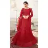 Maroon Color Soft Net Designer Wedding Mehendi Wear Lehenga Choli -2981143566