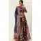 Blue Color Vaishali Silk Printed Party Wear Lehenga Choli -2984143585