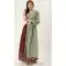 Fancy Brown Color Georgette Traditional Party Wear Girls Choli Skirt -2986143601