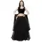Charming Black Color Butterfly Net Traditional Party Wear Girls Choli Skirt -3021143960