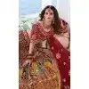 Maroon Color Fancy Heavy Embroidery Bridal Wedding Wear Lehenga Choli -3032144051