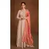 Peach Color Real Georgette Designer Pakistani Style Palazzo Suit -3040144096
