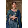 Blue Color Pure Georgette Designer Party Wear Plus Size Lehenga Choli -3101144504
