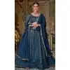 Blue Color Pure Georgette Designer Party Wear Plus Size Lehenga Choli -3101144504