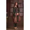 Black Color Chinnon Embroidery Party Wear Salwar Kameez -3124144654