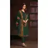 Interesting Green Color Chinnon Embroidery Party Wear Salwar Kameez -3124144657