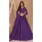 Egyptian Blue Color Net Designer Wedding Sangeet Wear Lehenga Choli -3125144668