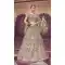 Grey Color Net Designer Wedding Wear Bridal Women Plus Size Lehenga Choli -3138144741