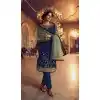 Royal Blue Color Georgette Designer Party Wear Lehenga Style Suit- 3109144567