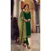 Emerald Green Color Georgette Designer Party Wear Lehenga Style Suit- 3109144569