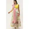 Multi Color Georgette Fancy Party Wear Stylish Girls Lehenga Choli  -3190145066
