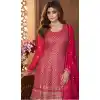 Pink Color Real Georgette Pakistani Style Designer Wear Salwar Kameez -3251145532