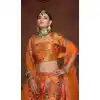 Multi Color Art Silk Designer Bridal Wedding Wear Lehenga Choli -3293145851