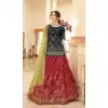 Maroon Color Chinon Designer Fancy Wear Plus Size Lehenga Choli- 3268145628