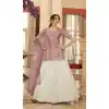 White Color Chinon Designer Fancy Wear Plus Size Lehenga Choli- 3268145632