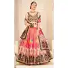 Amazing Multi Color Pure Rera Silk Fancy Party Wear Lehenga Choli - 31811450130