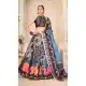 Dazzling Multi Color Pure Rera Silk Fancy Party Wear Lehenga Choli - 31811450131