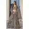 Blue Color Satin Georgette Digital Printed Party Wear Lehenga Choli -3083144398