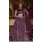 Exquisite Wine Color Pure Butterfly Net Designer Function Wear Lehenga Choli -3507147665