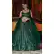Green Color Pure Butterfly Net Designer Function Wear Lehenga Choli -3507147666