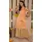Majestic Peach Color Silk Casual Party Wear Girls Readymade Kurtis -3546147955