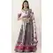 Beautiful Multi Color Vaishali Silk Fancy Party Wear Plus Size Women Lehenga Choli -3604148355