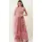 Baby Pink Color Net Fancy Party Wear Plus Size Women Lehenga Choli -3604148358