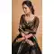 Black Color Soft Net Fancy Festive Wear Plus Size Lehenga Choli - 3700149109