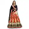 Sun Shine Multi Color Art Silk With Satin Digital Printed Floral Lehenga Choli -3764149532