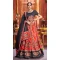 Fascinating Red Color Art Silk Navratri Festive Wear Women Lehenga Choli -110975631