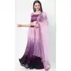 Purple Color Georgette Tradtional Party Wear Plus Size Lehenga Choli -3853150194