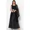 Black Color Velvet Tradtional Party Wear Plus Size Lehenga Choli -3855150198