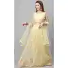 Yellow Color Net Traditional Party Wear Plus Size Lehenga Choli -3857150201