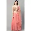 Pretty Pink Color Net Fancy Party Function Wear Women Lehenga Choli -3861150215