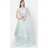 Sky Blue Color Net Function Wear Heavy Designer Plus Size Lehenga Choli -3862150219