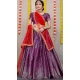 Purple Color Pure Silk Traditional Wear Diwali Special Lehenga Choli -3999151001