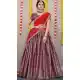 Classy Rust Color Pure Silk Traditional Wear Diwali Special Lehenga Choli -3999151002
