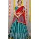 Rama Blue Color Pure Silk Traditional Wear Diwali Special Lehenga Choli -3999151004