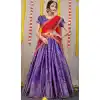 Majesty Purple Color Pure Silk Traditional Wear Diwali Special Lehenga Choli -3999151006