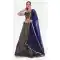 Jacquard Zari Woven Work Party Wear Women Lehenga in Rust Color -4380154088