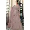 Falsa Purple Color Butterfly Net Embroidery Work Pakistani Anarkali Salwar Kameez -4402154251