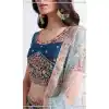 Blue Color Net Sequence Embroidery  Work Bridal Wedding Lehenga Choli -4403154254