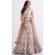 Off White Color Net Sequence Embroidery  Work Bridal Wedding Lehenga Choli -4403154255
