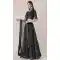 Black Color Taffeta Silk Embroidery Work Party Wear Lehenga Choli -4407154281