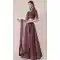 Exotic Maroon Color Taffeta Silk Embroidery Work Party Wear Lehenga Choli -4407154284