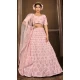 Majesty Pink Color Georgette Embroidery Designer Women Lehenga Choli -4420154422