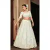 Tranquil White Color Georgette Embroidery Designer Women Lehenga Choli -4420154423