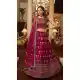 Georgette Thread Embroidery Work Designer Lehenga Choli in Deep Pink -4421154426