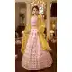 Georgette Thread Embroidery Work Designer Lehenga Choli in Pink -4421154428
