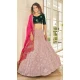 Thread Embroidery Work Georgette Women Lehenga Choli in Dusty Pink -4422154434